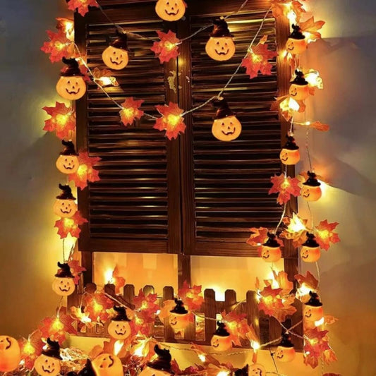 Led Autumn Decorations Fairy Lights Halloween 1.5M